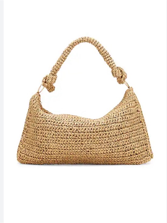 8 Other Reasons Handbags - NEW Revolve 8 Other Reasons Shelly Crochet Bag in tan Khaki